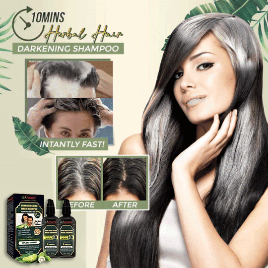 HAIR DARKENING SHAMPOO WITH DEVELOPER