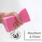 DEAD SKIN REMOVAL BATHING SPONGE ( SET OF 3 )