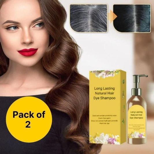 ✨Japanese Long Lasting Natural Hair Dye Shampoo ( Buy 1 Get 1 Free )🔥